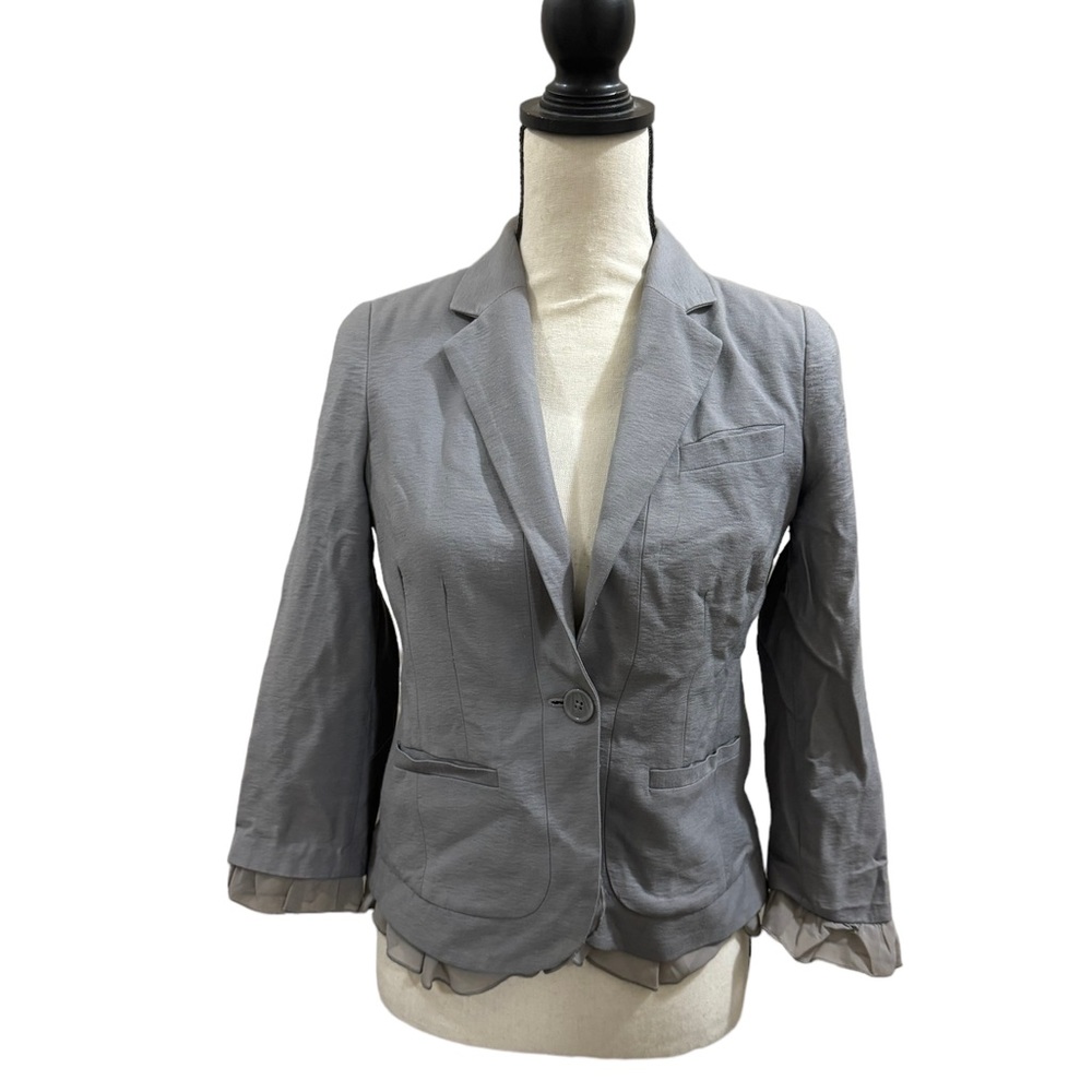 LAUREN CONRAD FRILL BLAZER